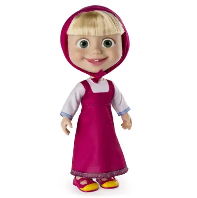 Interactive Doll Masha And The Bear Sing Speak English Giggle Gift Toy 12 Inch • $84.27