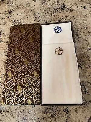 Vintage Men's Handkerchiefs - Box Of 2 - Monogram  M  New In Box • $19