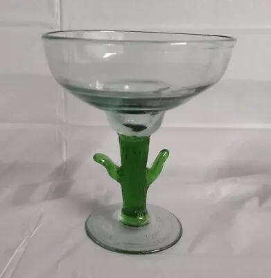 Cactus Stem Base Margarita Glass Barware Southwestern  • $12.99