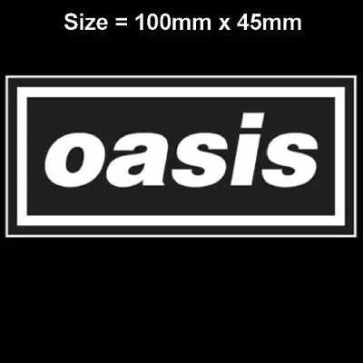 Oasis Band Logo Cup Laptop Sticker Vinyl Decal Fits Apple Macbook Tablet Car • £2.99