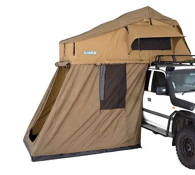 Adventure Kings Roof Top Tent With 4 Man Annex Rack Camping Car Camper 4WD 4X4 • $748