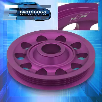 For B16 B18 Vtec Engine Overdrive Single Crankshaft Alternator Pulley Wheel Purp • $38.99