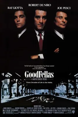 Goodfellas - Movie Poster (Regular Style) (Size: 24  X 36 ) • $12.99