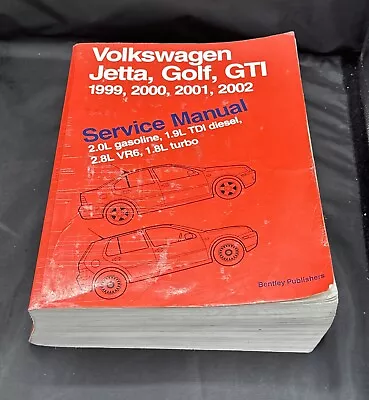 1999-2002 Volkswagen Jetta Golf GTI  Service Repair Shop Manual • $89.99