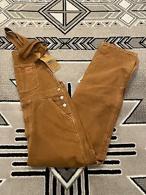 Levis Workwear Carpenter Overalls Relaxed Fit Brown Men’s Medium | New • $39.95