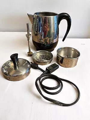 Vtg Farberware Electric Coffee Pot 2-4 Cup Percolator SuperFast Model 134 • $42.99