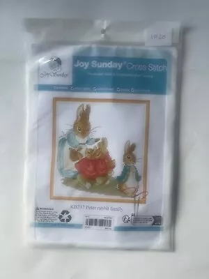 Joy Sunday Cross Stitch Kit 'Peter Rabbit Family' • £12