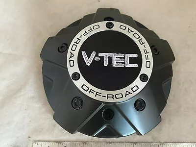 V-Tec Wheels Matte Black Wheel Rim Hub Cover Center Cap C394-8CLVT LG1008-29 • $39