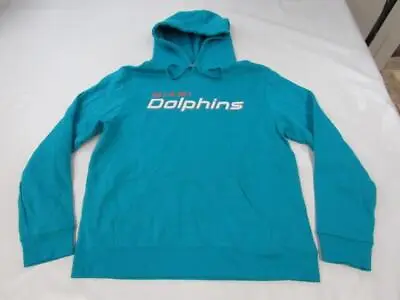 New Miami Dolphins #1 Dad Mens Size L Large Aqua Hoodie • $25.19