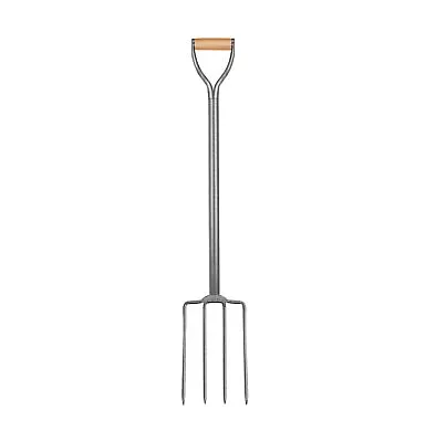 Ymachray Spading Digging ForkWood Handle Manure Bedding Fork Steel Shaft G... • $56.04