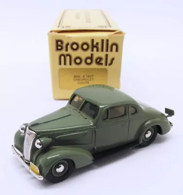 Brooklin Models 1/43 Scale BRK4 - 1937 Chevrolet Coupe - Green • $245.29