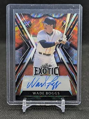 2023 Leaf Exotic Wade Boggs Clown Fish Auto #/3 Red Sox • $19.99
