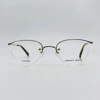 Marwitz Berlin Eyeglasses Ladies Men's Oval Silver Titanium Mod. GJ 7 11 New • $99.60