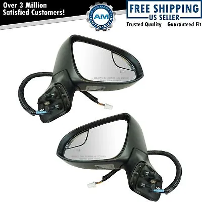 Exterior Mirror Pair Power Folding Heated Turn Signal Memory For Toyota Venza • $269.40