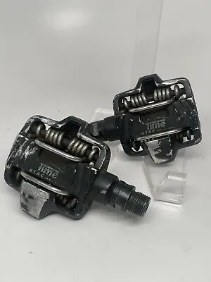 TIME ATAC Alium Clipless Pedals Gravel Mountain Bike MTB Pro Road Race Vintage • $40