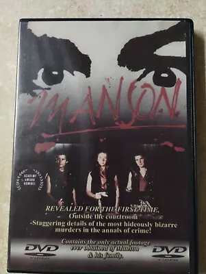 Manson DVD Beverly Willshire 2000 Telefilms International 1973 Doc • $88.88