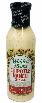 Walden Farms Chipotle Ranch Calorie Free Salad Dressing 12 Oz • £6.02