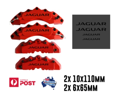 $12.50 • Buy 4x Jaguar Brake Caliper Sticker Decal BLACK