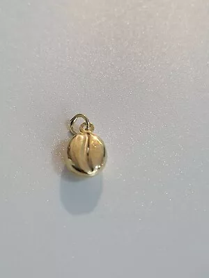 9ct Yellow Gold 7mm X 18mm Coffee Bean Pendant • £33.99