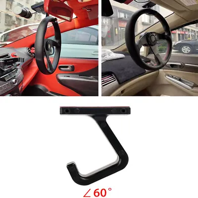 60°degrees Hook Windshield Cradle Car Quick Release Steering Wheel Hanger Holder • $17.99