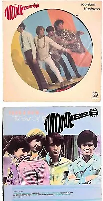 The Monkees Lot Of Two 1980’s Vintage Vinyl Monkee Business And The Best Of! • $24.99