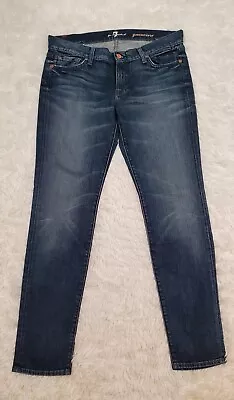 7 For All Mankind Size 30 Gwenevere Washed Skinny Jeans • $15.99