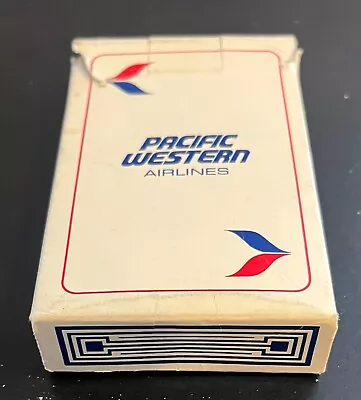 Pacific Western Airlines - Vintage Playing Cards: Used 1970's Travel Cards • $9.60