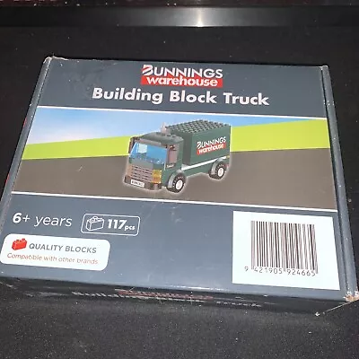 Bunnings Warehouse Truck Building Block Limited Edition Kids Bricks Toy • $18.99