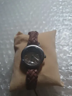 £1.99 • Buy Ladies Kahuna Watch Brown Strap. New Still Has Plastic Cover On Screen + Cushion