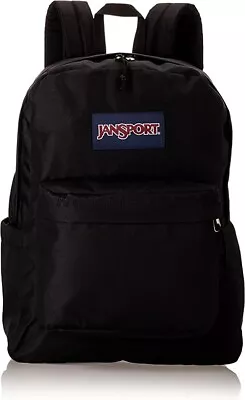 Jansport Superbreak Black Backpack Lightweight School BookBag • $24.99