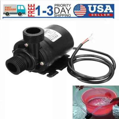 DC12V Solar Water Pump Submersible Water Pump 800L/H 5M 20W Centrifugal Pump New • $15.60