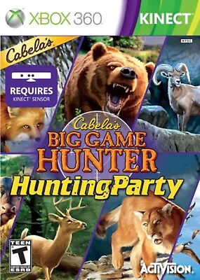 $74.95 • Buy NEW SEALED Cabela's Big Game Hunter: Hunting Party XBOX 360 Video Game Kinect