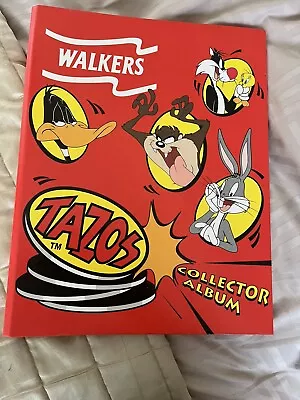 Walkers TAZOS Album COMPLETE & Spares Looney Tunes 1996 Vintage • £15.99