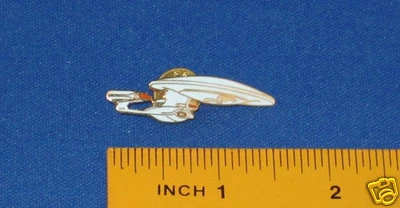 £10.99 • Buy Star Trek Next Generation USS Enterprise 1701D Cutout Pin Badge STPIN1701