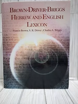 Brown-Driver-Briggs Hebrew And English Lexicon • $35.95