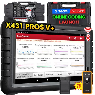 LAUNCH X431 PROS V Car Scanner Diagnostic Bidirectional Key Coding Tool PRO3S V+ • $709