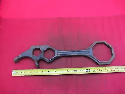 Vtg Unmarked Fire Hydrant Multi Wrench Fireman Truck Tool • $39.99