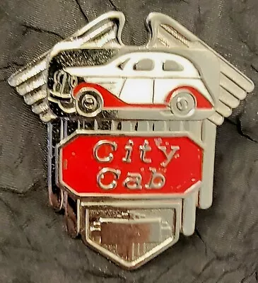 $48 • Buy Very Rare 1940'S ** CITI CAB Winged HAT BADGE **  Vintage Taxi Car