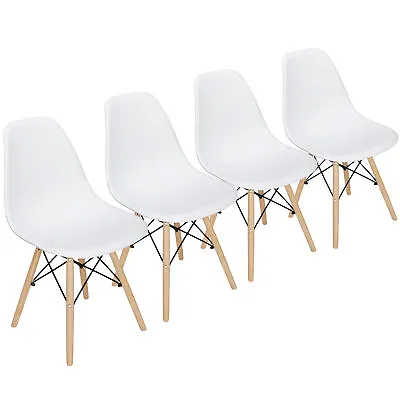 4X Modern Style Dining Chairs Mid Century For Kitchen Dining Bedroom Livingroom • $48.59