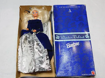 1995 Winter Velvet Barbie Doll # 15571 With Matching Box • $7.99