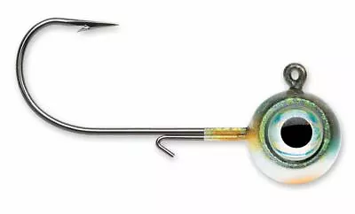 VMC NME Neon Moon Eye Jig 1/4 Oz - Bluegill - Pack Of 4 Jig Heads • $5.19