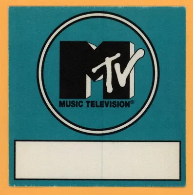 MTV Satin Music Tour Vintage Backstage Pass - VMA • $4.99