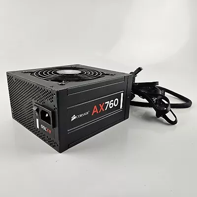 Corsair AX760 MODULAR POWER SUPPLY WITH SET OF CABLES AND UK PLUG.👍👍 • £59