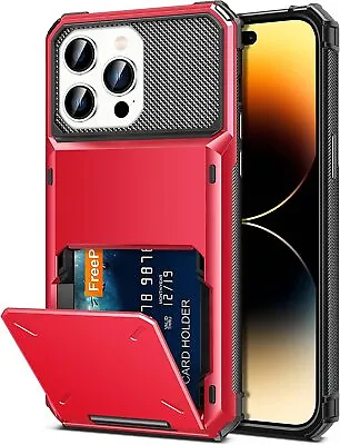 $5.47 • Buy Wallet Flip Card Holder Case For IPhone 14 Pro Max 13 12 11 XS XR 8 7 Shockproof