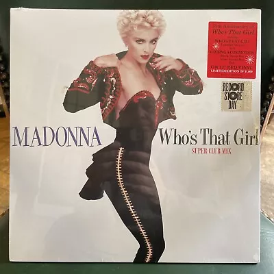 MADONNA Who’s That Girl / Causing A Commotion. Red Vinyl RSD 12” NEW SEALED • £19.99