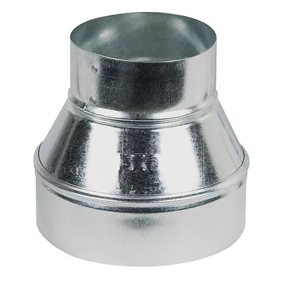  10x8 Duct Reducers -Single Wall Galvanized Metal Duct Reducer 10  To 8  • $19.99