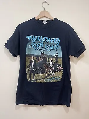 Macklemore & Ryan Lewis 2013 Concert Tour T Shirt Adult Large Black Short Sleeve • $10