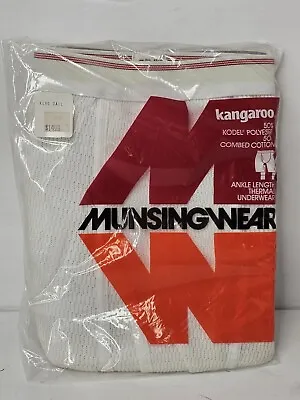 Vintage Munsingwear Kangaroo Mens Ankle Length Thermal Underwear Sz XL Tall USA • $15.87