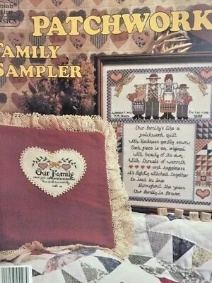 $4.99 • Buy Patchwork Family Sampler Cross Stitch Pattern Coleman 1994 Jeremiah Junction