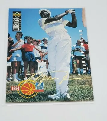 Michael Jordan 1994-95 Upper Deck Collector's Choice Gold Signature # 204 Golf • $319.98